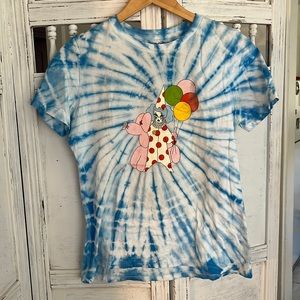 Tye dye clown tee